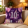 10th Birthday Party Cushion Cover Inches Farmhouse Decor Home Throw Pillow Covers for Couch Decorations