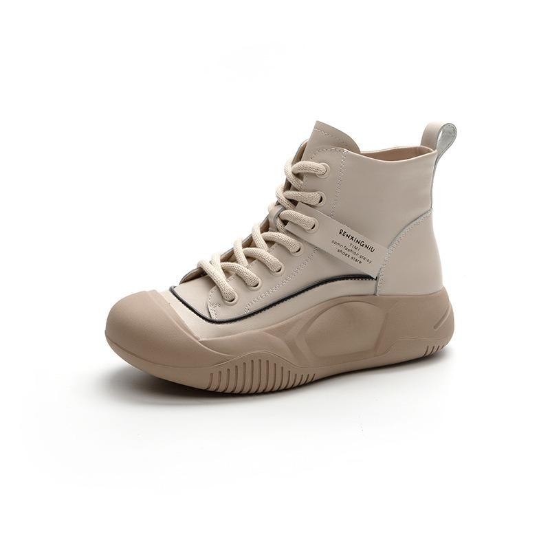 

Короткие сапоги Высокие туфли Ретро Повседневные одинарные сапоги 40 бежевый