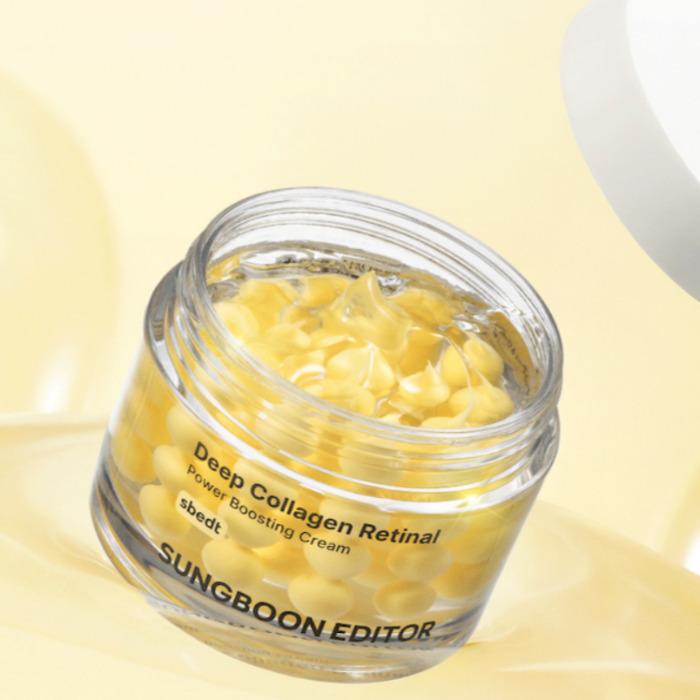 

Sungboon Editor Глибоко живильний крем-капсула з колагеном, ретиналем та яєчним жовтком, 50 мл 50ml