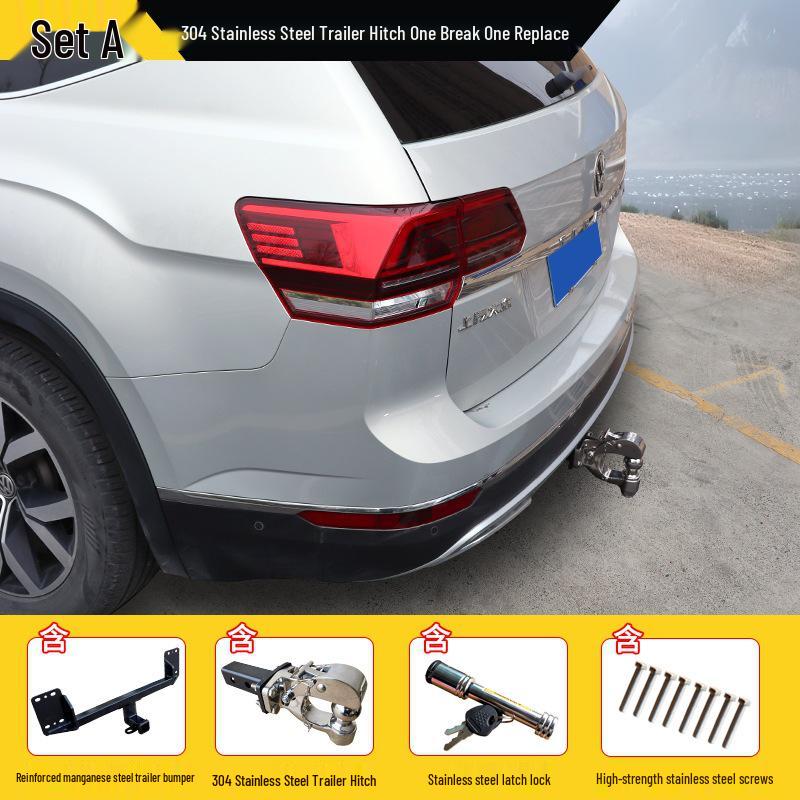 Reinforced Volkswagen Touareg, Touareg-L, Tiguan L Tow Hitch Upgrade Kit