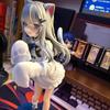 Two Styles Pvc Action Figure Toys 21Cm Collection Model Kawaii Gift Model Desktop Decoration Cute Cat Ears Beautiful Girl Anime
