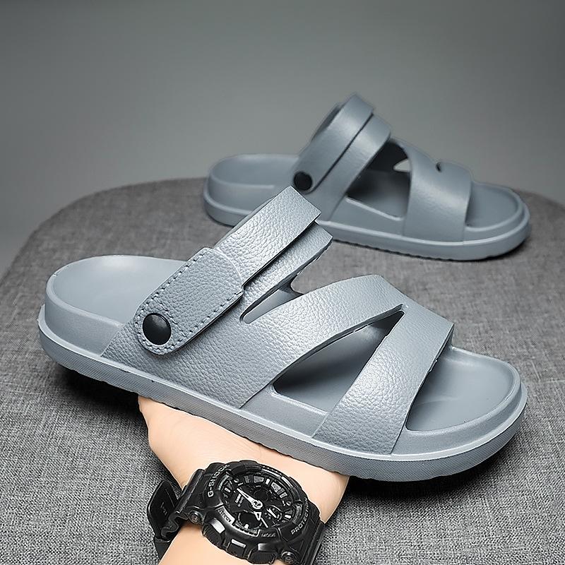 Slippers summer new casual beach one-word slippers breathable non-slip wear-resistant waterproof cool slippers