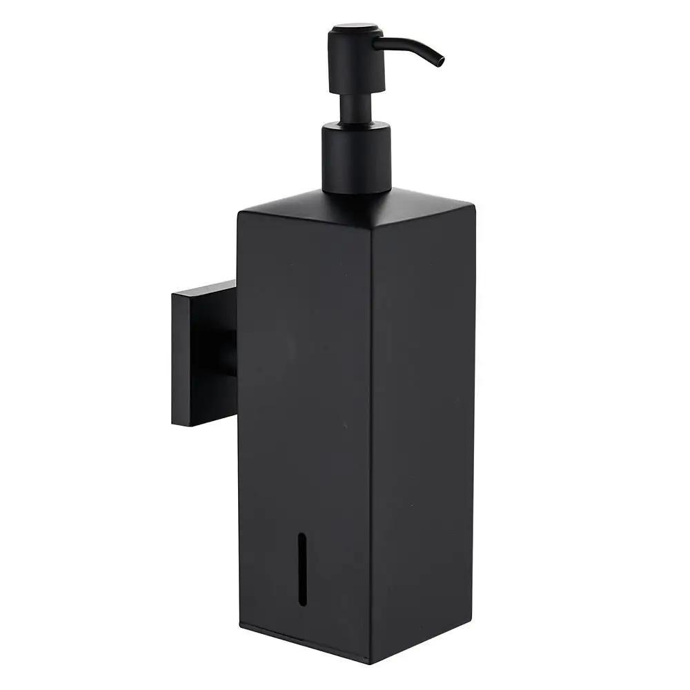 Wall Mounted Soap Dispenser 304 Stainless Steel Empty Bottle Press Type Large Capacity 500ML Manual Hand Sanitizer Bottle Modern