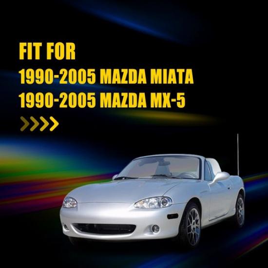 4PC Smoked Bumper Lens Fender Marker Side Light Housing 1990-2005 For Mazda MX-5