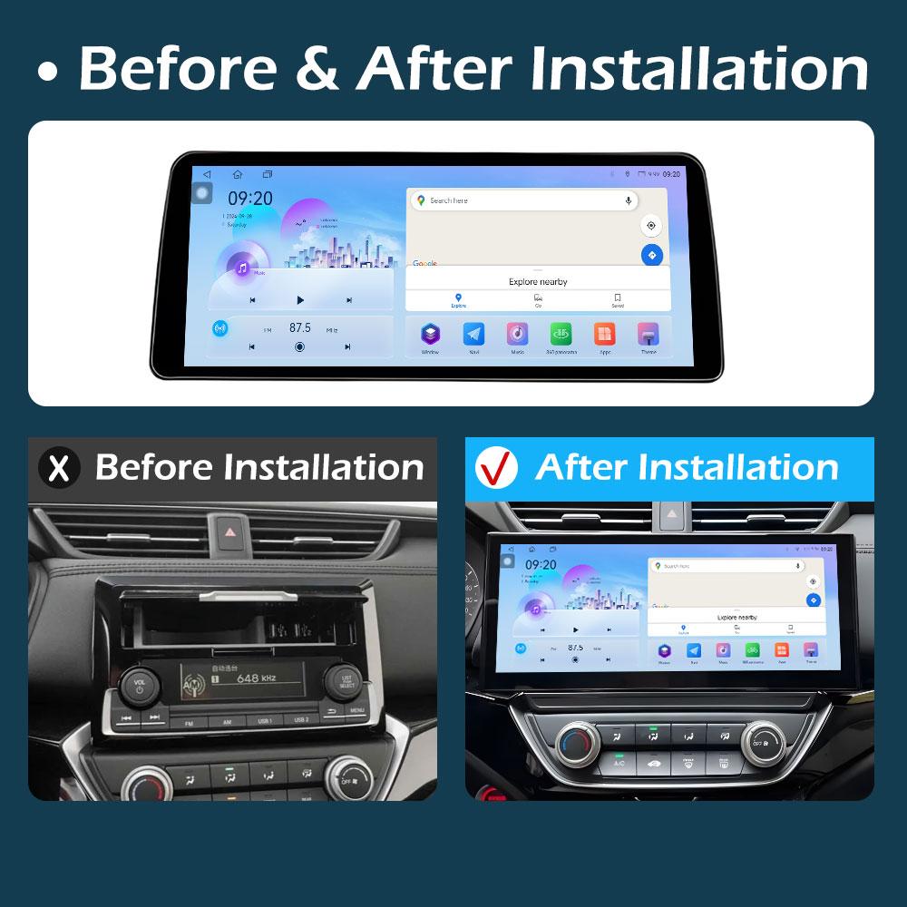 Car Radio Audio Multimedia Player for Honda CRIDER 2019 - 2020 Cooling fan 12.3 inch Touch Screen DSP Stereo Bluetooth Head Unit