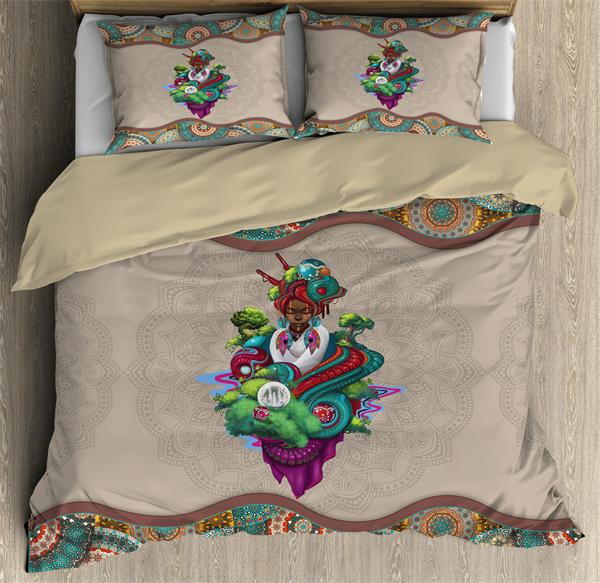 Bedding Sets African Flower and Figure Patterns Soft Duvet Cover