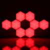 Neoglint 12PCS BT Connected RGB Hexagon Light Ambient Lamp Wall Decorative Lighting with Controller Supported Phones
