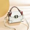 Cross-border women's bag bag quality handbag bright leather alligator pattern stone pattern shoulder bag atmospheric bag bags