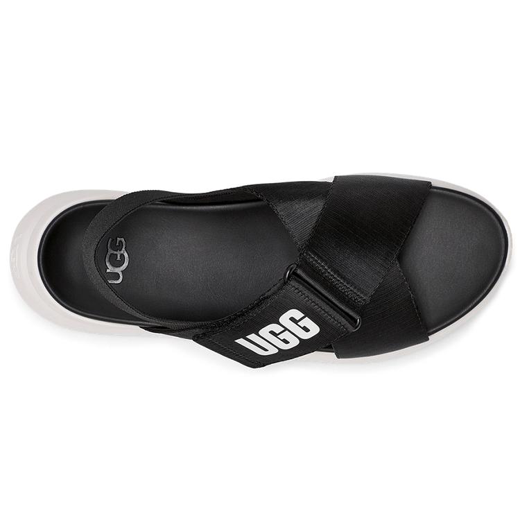 UGG Sports Sandals 'Black White' Women's 1117354-BWHT