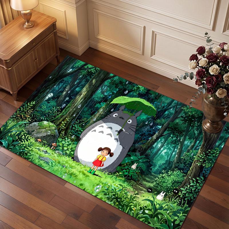 My Neighbor Totoro Rug Soft Thick Non Slip Floor Carpet for Bedroom Living Room Home Decor