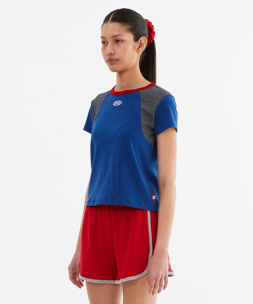 Minasu Mns Raglan Stripe T Shirt_Blue