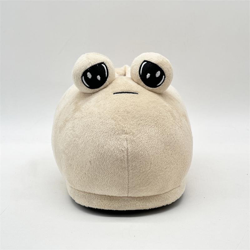 Favorite Toy Unisex White My Pet Alien Pou Plush Toy Furdiburb Emotion Alien Plushie Stuffed Animal Pou Doll Pou Plush Slippers