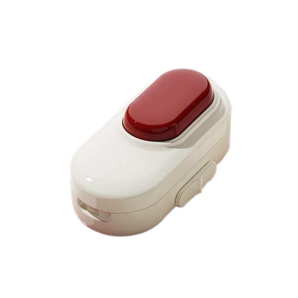 Portable 2-in-1 Dopamine Pill Cutter Safety Button Moisture-proof Pill Organizer Dust-proof Reusable Medicine Container Home Use