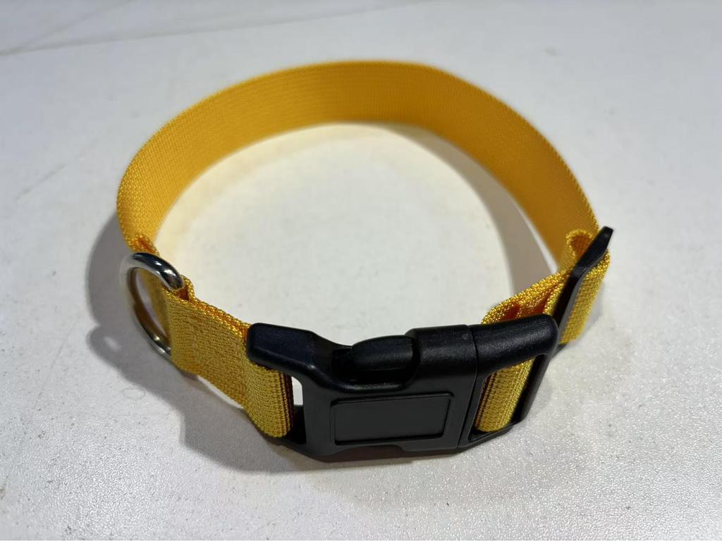 Nylon Dog & Cat Collar Leash Set, Medium-Large Breeds, Teddy/Golden Retriever, Durable Pet Neckband.