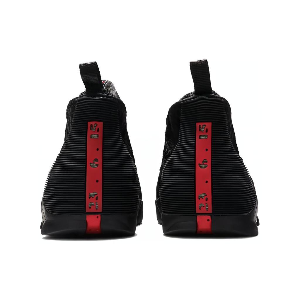 New JORDAN 15 Retro Black Varsity Red 317111-061