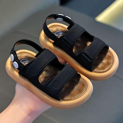 Children's Sandals 2025 New Small, Medium and Large Boys and Girls, Children's Baby Cool Slippers Dual-purpose Soft-soled Non-slip Models