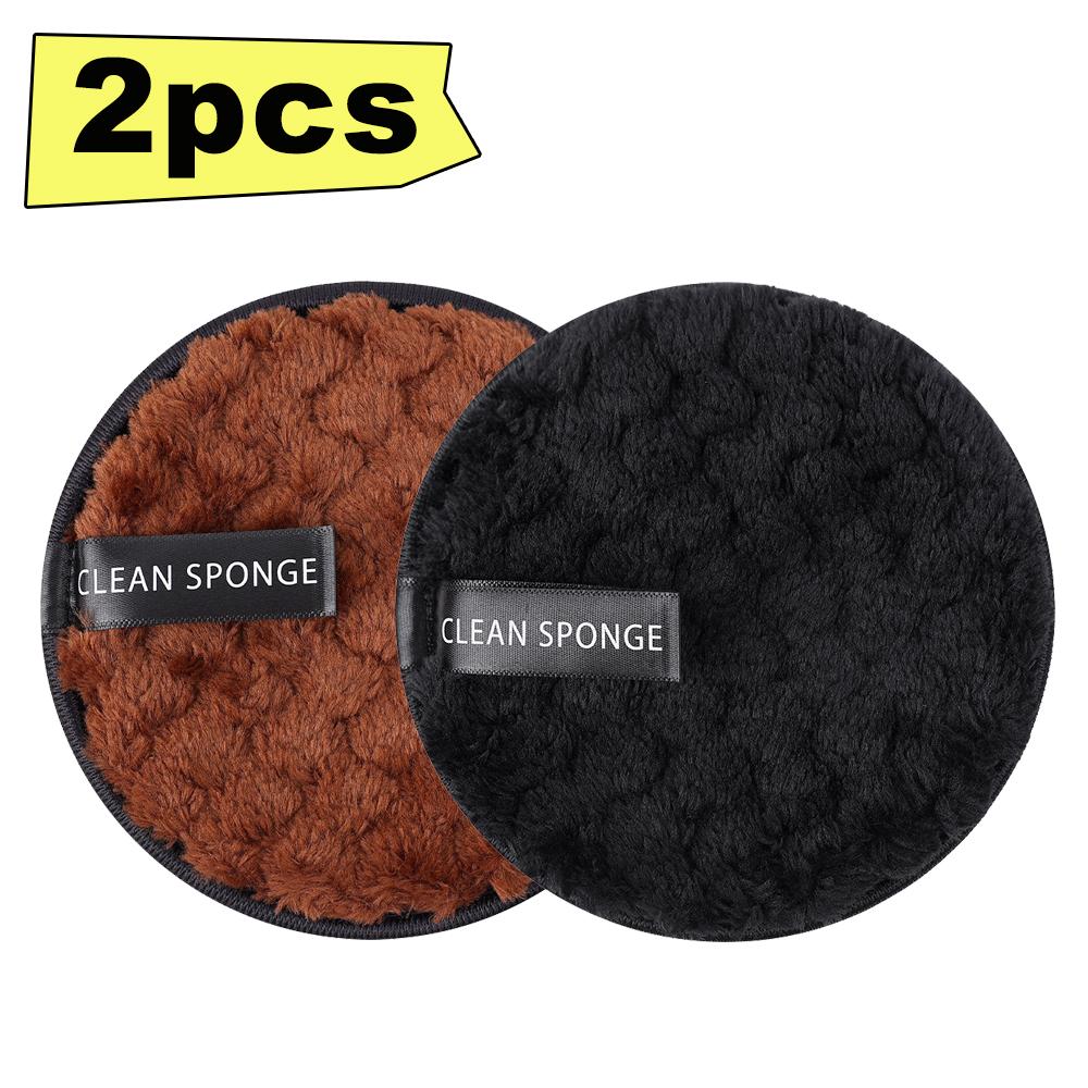 Very Fine Fiber Makeup Remover Puff Multicolor Facial Cleaning Towel Cosmetic Powder Puff Face Wash Cleanser Sponge Pads Makeup