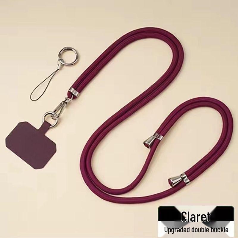 Retractable Adjustable Phone Lanyard: Anti-Drop Crossbody/Shoulder Strap for Men & Women, Durable and Long.