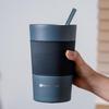 Espresso Tokyo IceQuick Neo Cooling Bottle Keeps drinks even at with special cooling (Gray) - ice-cold -18°C built-in gel.