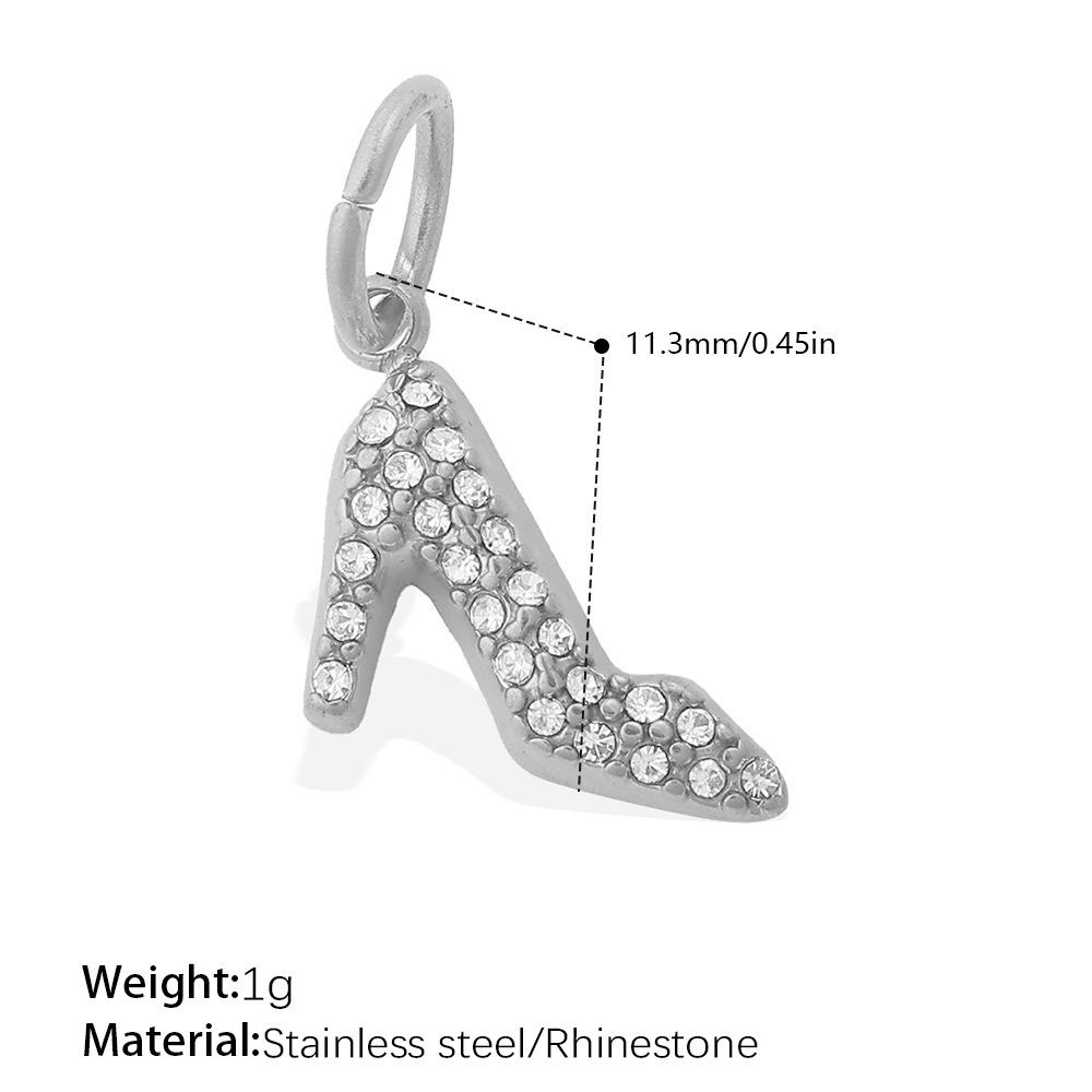 Gold Shoe Bag Clothing Modeling Versatile Pendant, Exquisite Three-Dimensional Design Personalized Diy Jewelry Accessories