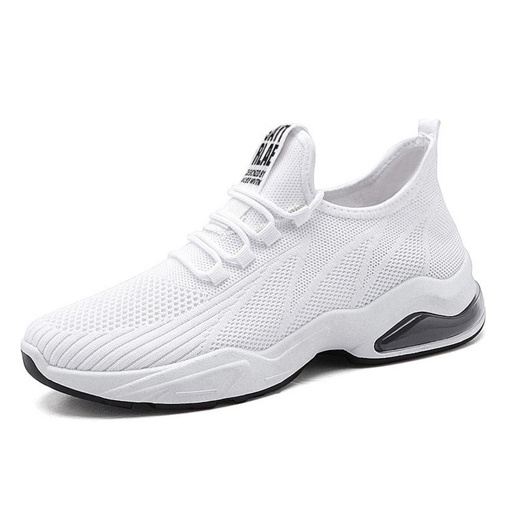 Shoes Men's 2025 New Trendy Shoes Soft-soled Running Shoes Flying Woven Air Cushion Men's Shoes Casual Sports Shoes Men's