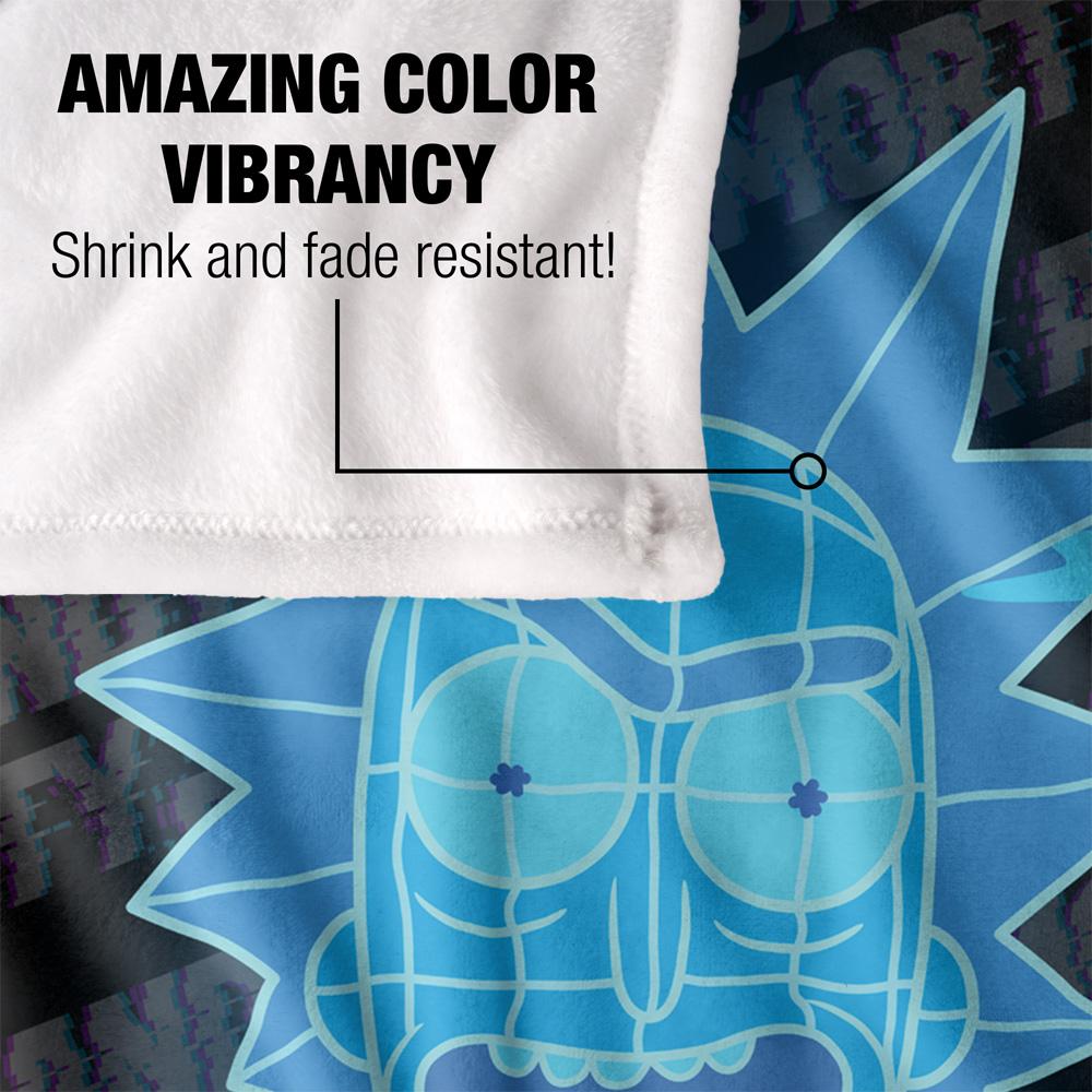 Rick And Morty Don't Touch My Stuff Blanket