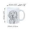 Golden Retriever - cup with a dog, personalized cup with a print, a classic gift for everyone from the Art-Dog brand