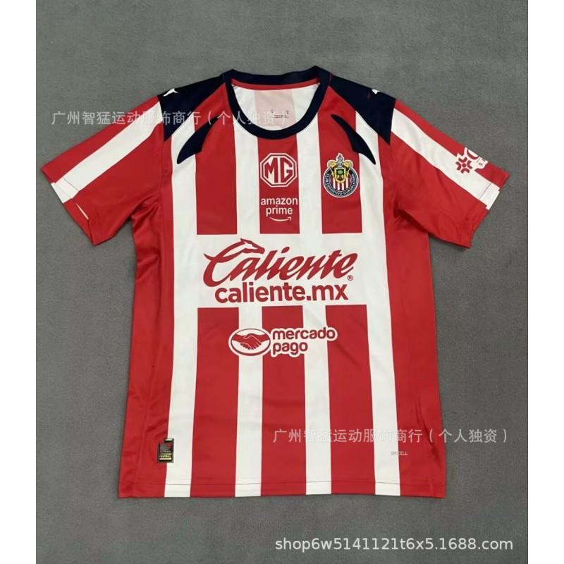 2526 Liga MX Football Jersey Short Sleeve Sports Training Men Women