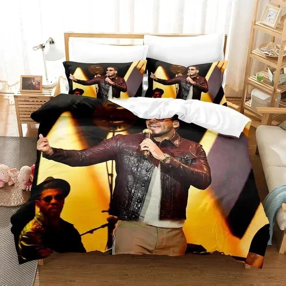 Singer Romeo Santos Bedding Set For Bedroom Soft Modern Bedspreads Comefortable Kids Duvet Cover Quilt Cover And Pillowcase