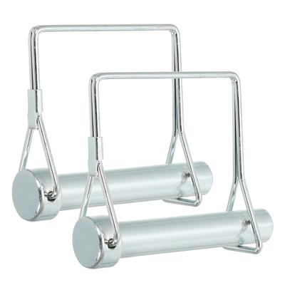 PATIKIL Trailer Coupler Pin 1/2x2-9/16" Two Square Wire Locking Pin Shaft Lock Pin Safety