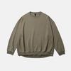 MOIF [Aw25] Baggy Crewneck Sweat / Olive