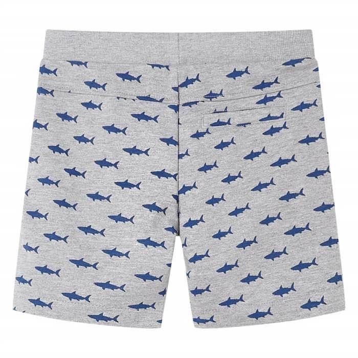 Children's Shorts with Drawstring Light Grey Mix 92/104/116/128/140