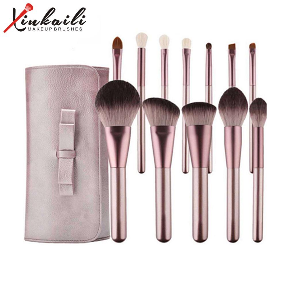 

12-Piece Soft Grape Makeup Brush Set - Ideal for Foundation, Concealer, and Eyeshadow