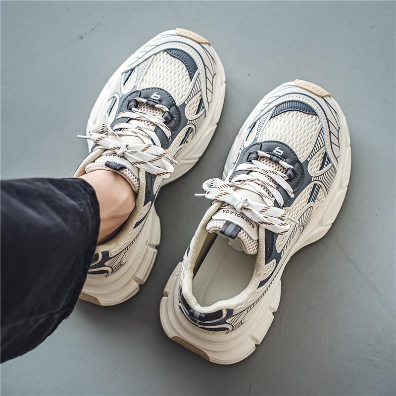 Breathable Sports Shoes, Casual Shoes, Retro Height Increasing Men's Shoes