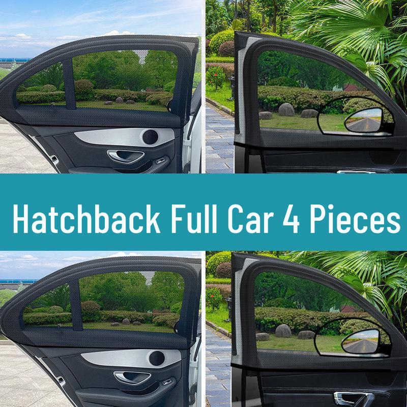Car Window Anti-Mosquito Sunshade Mesh - Insect & Heat Protection Net for Side Windows