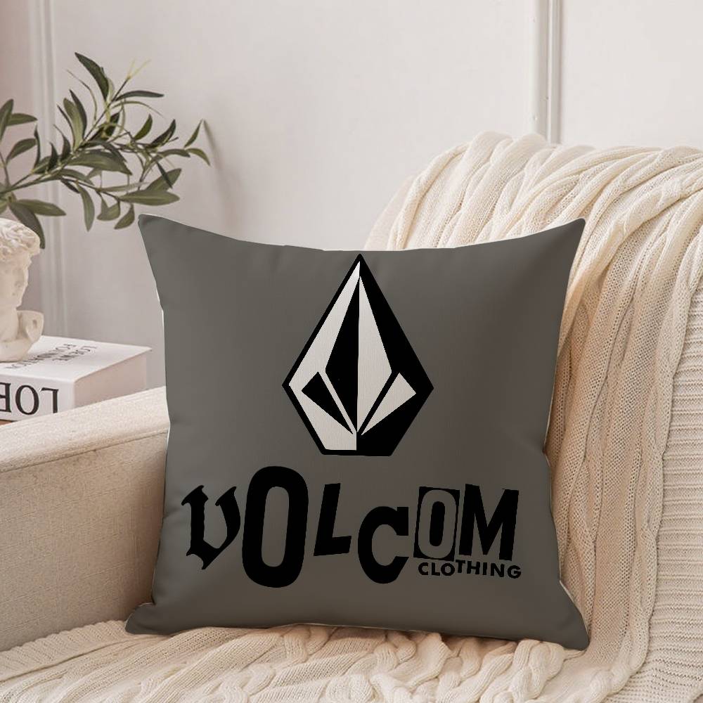 V-VolcomS LOGO Pillow Case Home Decor Throw For Sofa Bed Car Room Decor Gift Idea