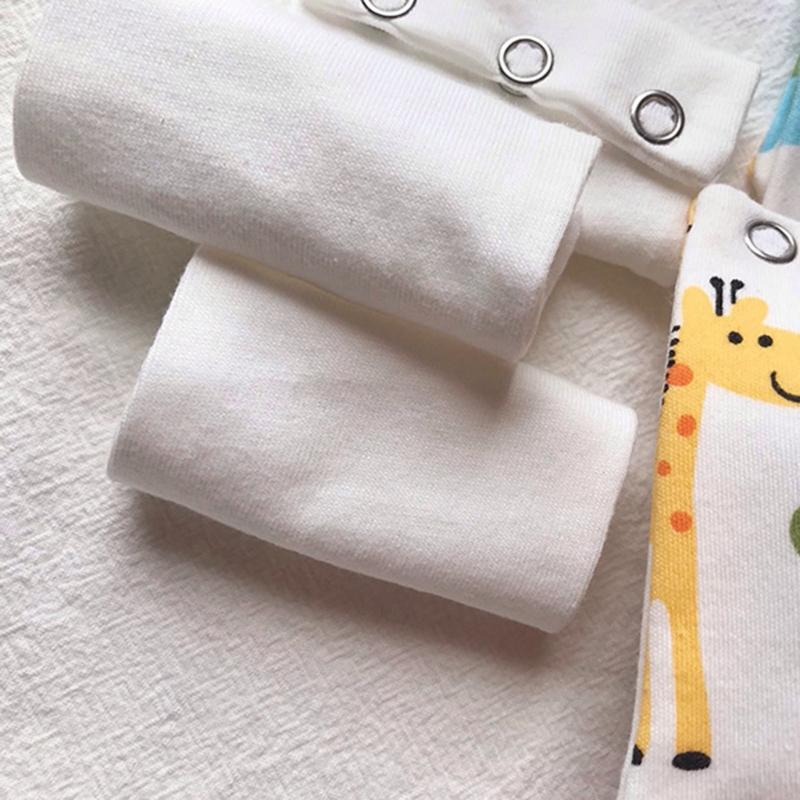 5 Peças Extensor de Roupa de Bebê Extensores de Algodão para Body Macacão de Fralda Alongar Estender Filme Parceiro de Macacão para Bebês Meninos Meninas