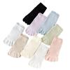 Spring/Summer Anti-Pilling Ultra-Thin Five-Toe Socks, Unisex, Short Tube, Pure Combed Cotton, Mesh Design