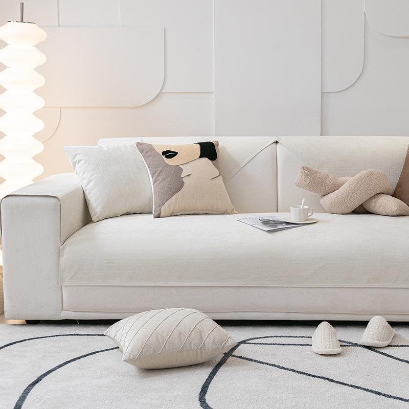 

Waterproof And Anti-Cat Scratch Sofa Cushion, Universal In All Seasons, Non-Slip, Solid Color Pet Urine-Proof Sofa Cover, Backrest Cover Cloth Towel 70*50