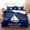 Nautical Anchor And Compass Duvet Cover Set Bedding Comforter Sets King Size  3D Children'S   1 Quilt Cover