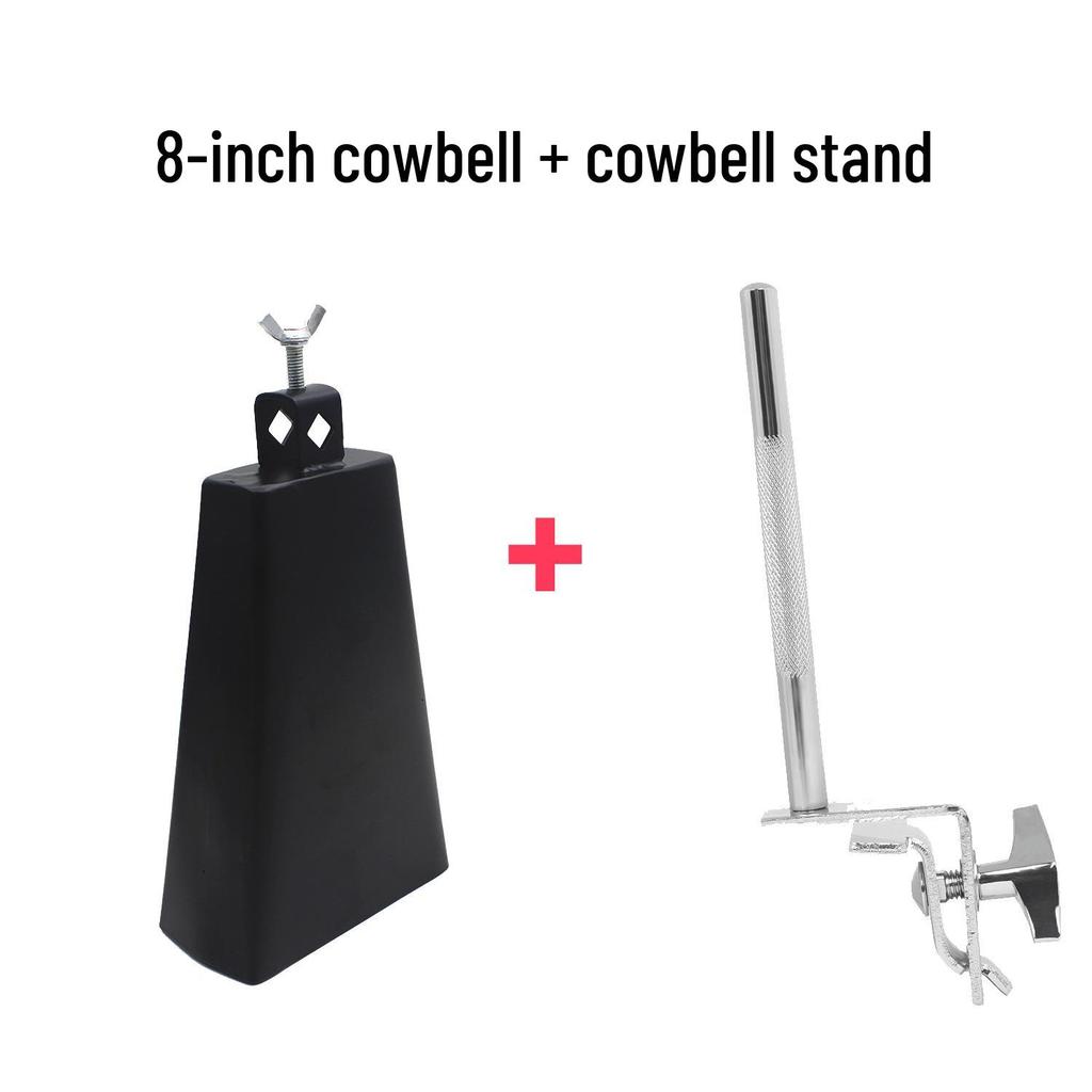 Percussion Metal Cowbell Set - 4" To 8" Drum Kit Accessories