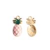 Mini Fruit Alloy Pendant Colored Drip Jewelry Accessories Diy Key Pendant Creative Cute Bracelet Necklace