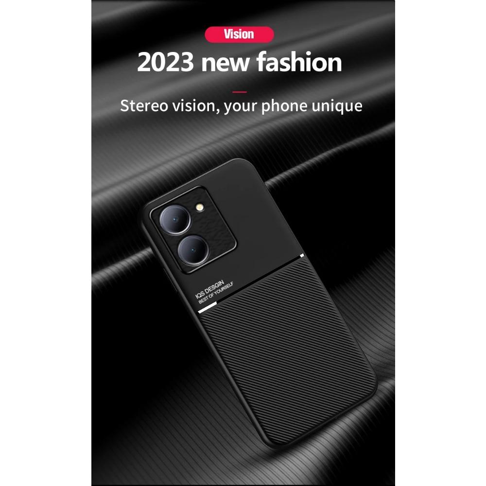 Armor Silicone for VIVO V29 5G Case Ochranný kryt pro VIVO V29 Lite V29e V27 V25e V25 Vestavěný magnetický držák do auta Kryt držáku na telefon odolný proti nárazům