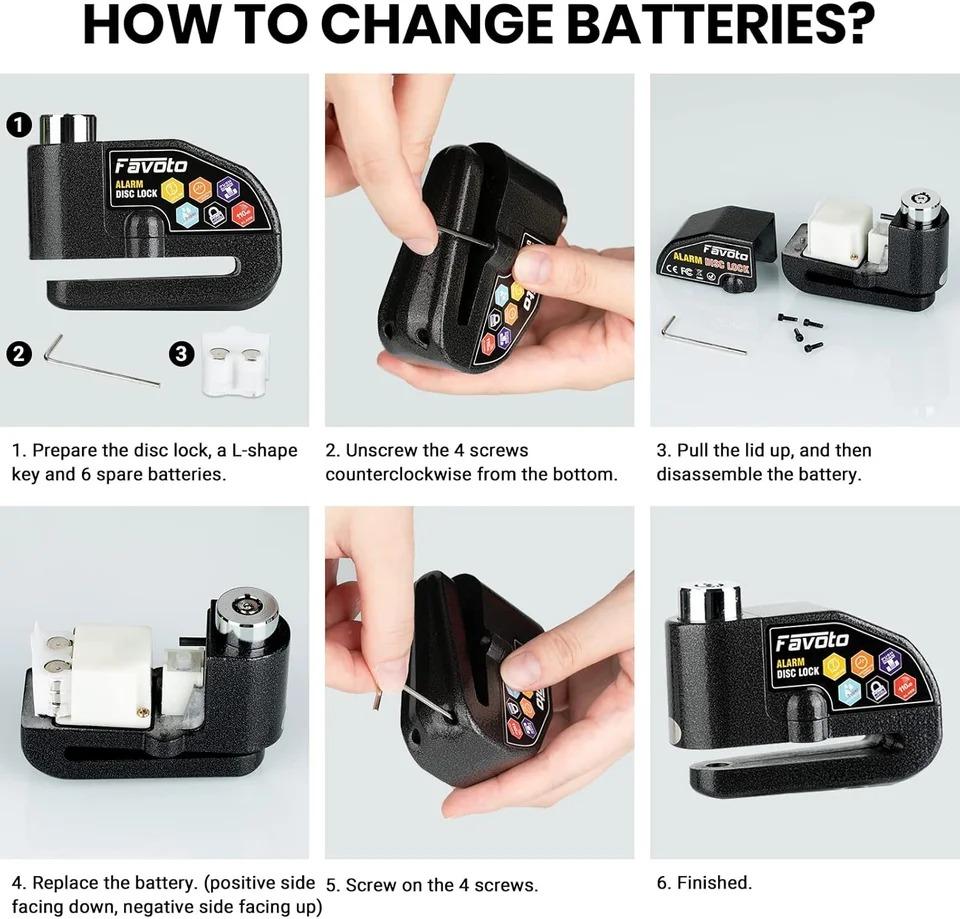 Blocare de frână cu disc pentru roată de motocicletă, antifurt, de securitate, cu alarmă, din aliaj de aluminiu, încuietori de siguranță pentru biciclete pentru bicicletă electrică, scuter