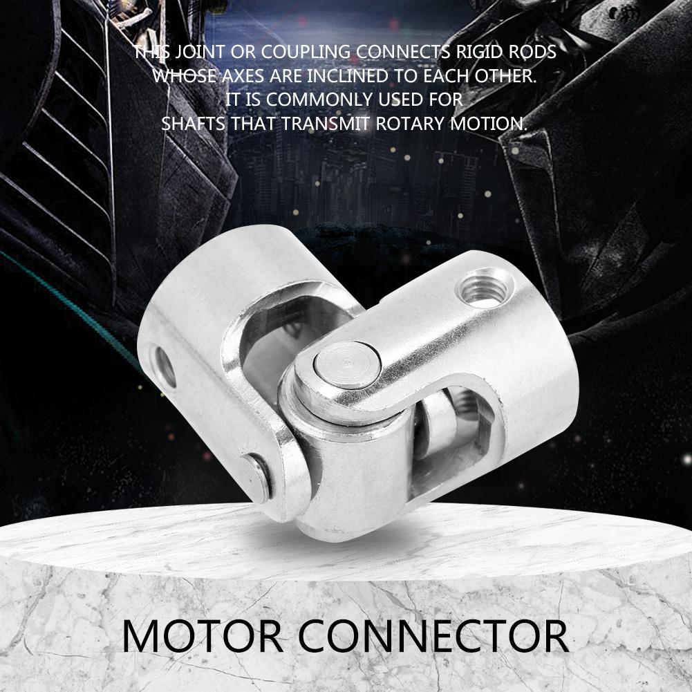 Shaft Coupling Motor Connector DIY Steering Length 35mm OD 16mm Universal Joint (10*10mm)