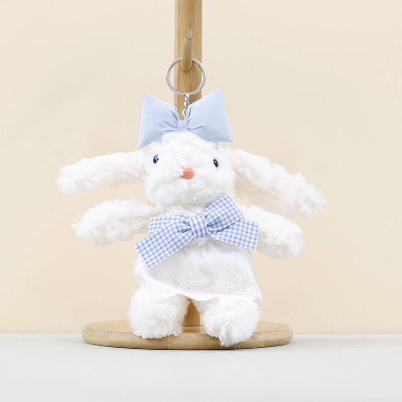 Eared Big Rabbit Stuffed Animal Keychain Plush Toy For Childrens Gift Idea