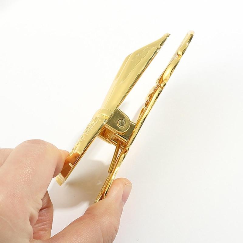 Metall-Büroklammer Damenhandförmige Buchklammern Retro Seitenhalter Binderklammern Für Effizientes Papiermanagement