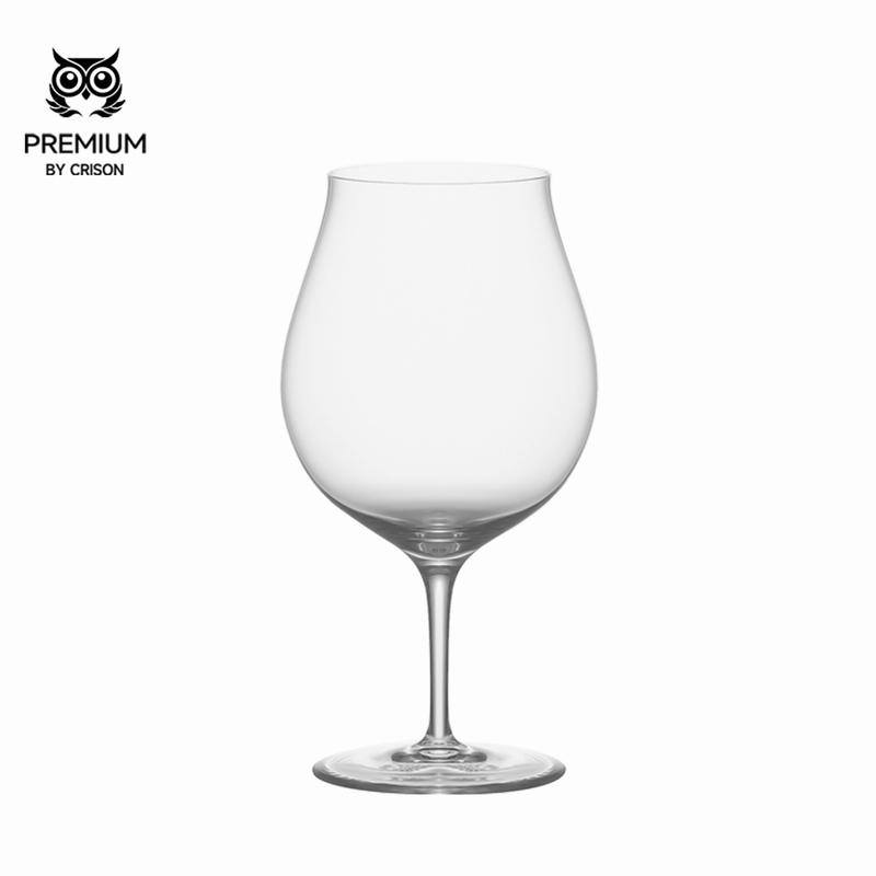 CRISON high-end lead-free crystal glass low footed red wine glass Japanese style cocktail glass wine glass commercial 450ML