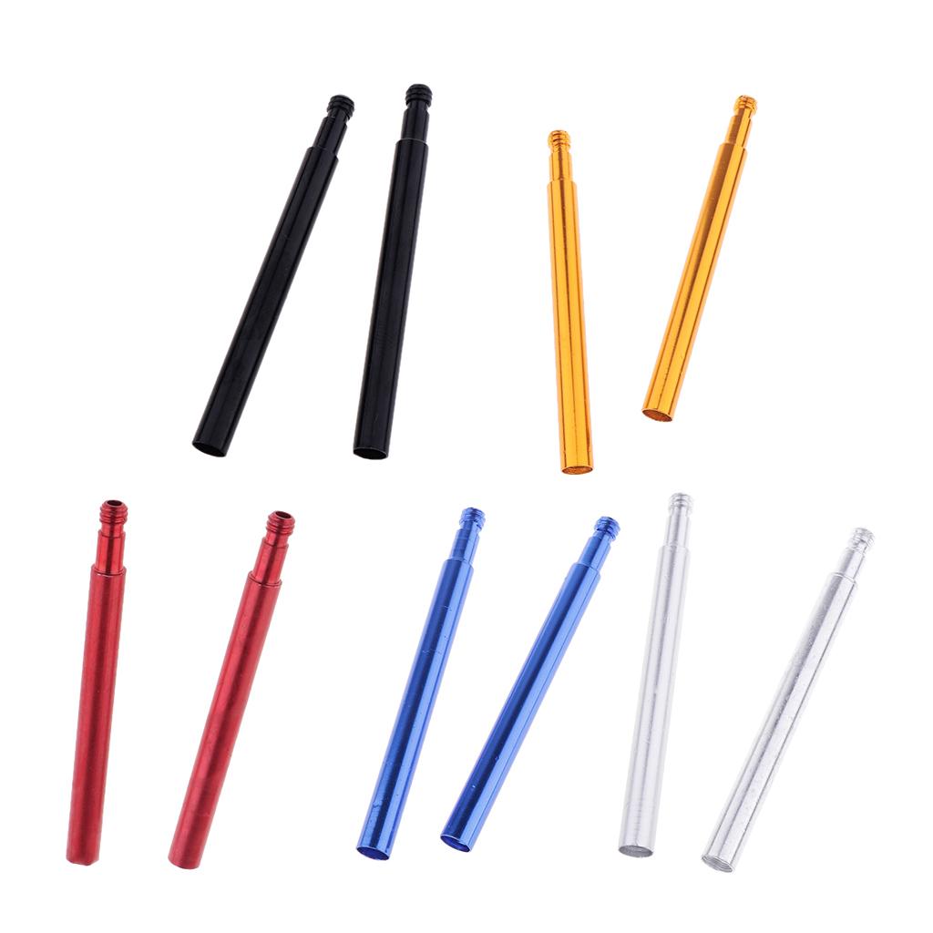 2pcs Bike 70mm / 2.76\\\\\\\'\\\\\\\' Alloy Presta Valve Extender