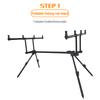 Adjustable Retractable Carp Fishing Rod Pod Stand Holder Fishing Pole Pod Stand